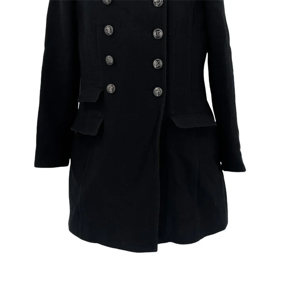 J. Crew Double Cloth Townhouse Trench Wool Double Breasted Coat - Picture 5 of 7